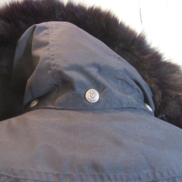 Vintage Towne by London Fog Hooded Jacket Petite M - Picture 7 of 12